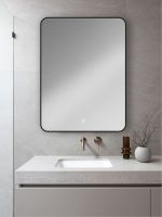 Товар: Зеркало Orange Black 50 BL-50ZE с подсветкой с сенсорным выключателем - фото 6 Зеркало Orange Black 50 BL-50ZE с подсветкой с сенсорным выключателем — фото 6, Мебель для ванной