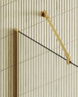 Товар: Душевая перегородка Maybah Glass MGD-706-3ш 690x1950 в широком профиле Золото стекло сатиновое - фото 7 Душевая перегородка Maybah Glass MGD-706-3ш 690x1950 в широком профиле Золото стекло сатиновое — фото 7, Душевые перегородки