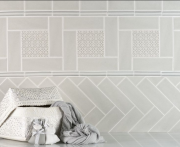 Керамический бордюр Adex Ocean Cornisa Whitecaps 3х15 см — фото 2, Керамическая плитка