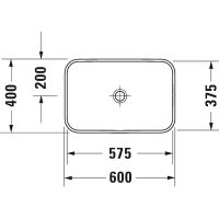 Товар: Раковина Duravit Happy D 2 Plus 60 2359601300 Антрацит матовый - фото 2 Раковина Duravit Happy D 2 Plus 60 2359601300 Антрацит матовый — фото 2, Раковины встраиваемые сверху