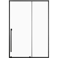 Душевая дверь Allen Brau Fantasy 140 3.11008.31 профиль Черный матовый стекло прозрачное — фото 2, Душевые двери в нишу