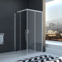 Товар: Душевой уголок Veconi Rovigo RV-11 90x90 RV11-90-01-C5 профиль Хром стекло прозрачное - фото 2 Душевой уголок Veconi Rovigo RV-11 90x90 RV11-90-01-C5 профиль Хром стекло прозрачное — фото 2, Квадратные душевые уголки