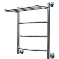 Водяной полотенцесушитель Тругор Приоритет 1 П НП 60x50 с полкой Хром — фото 1, Водяные полотенцесушители