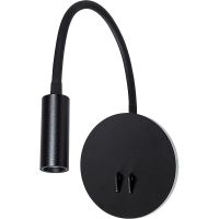 Настенный светильник Artelamp Electra A8231AP-1BK Черный — фото 1, Светильники