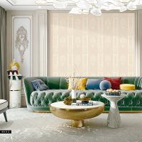 Обои Roberto Borzagi King 90111-4 Винил на флизелине (1,06*10) Бежевый, Полоса/Дамаск — фото 2, Обои для стен