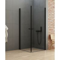 Товар: Душевой уголок New Trendy New Soleo Black 2D 100х100 D-0232A/D-0232A профиль Черный стекло прозрачное - фото 2 Душевой уголок New Trendy New Soleo Black 2D 100х100 D-0232A/D-0232A профиль Черный стекло прозрачное — фото 2, Душевые уголки