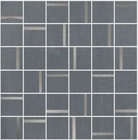 Декор Kerama Marazzi Гварди 2 мозаичный синий матовый обрезной SG640220\MM 30х30 см — фото 1, Керамогранит