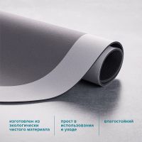 Товар: Коврик для ванной комнаты Ростовская Мануфактура Сантехники РМС К-03С-50х80 Серый - фото 3 Коврик для ванной комнаты Ростовская Мануфактура Сантехники РМС К-03С-50х80 Серый — фото 3, Аксессуары для туалета