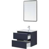 Тумба под раковину Aquanet Вега 60 329589 подвесная Маренго — фото 13, Тумбы под раковину