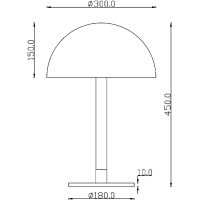 Настольная лампа Maytoni Table Floor Ray Z012TL-L8B3K Черная Белая — фото 4, Настольные лампы