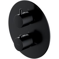 Смеситель для душа Omnires Y Y1236ROBL с термостатом Черный — фото 1, Смесители