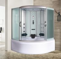 Душевой бокс River Temza 150x150 МТ 10000002238 с поддоном — фото 2, Душевые боксы