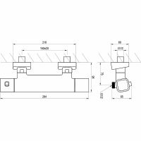 Товар: Смеситель для душа Ravak 10° Termo 300 TD 033.00/150 X070102 с термостатом Хром - фото 2 Смеситель для душа Ravak 10° Termo 300 TD 033.00/150 X070102 с термостатом Хром — фото 2, Смесители