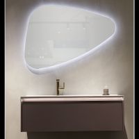 Тумба с раковиной Orans BC-4060-1200L 120 40601200L подвесная Лиловая матовая — фото 8, Тумбы с раковиной