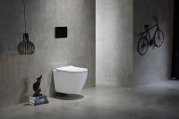 Унитаз SantiLine SL-5025 подвесной Белый с сиденьем Микролифт — фото 3, Подвесные унитазы