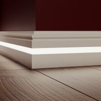 Плинтус Evrowood PN 040 led 2000x80x12 мм — фото 1, Плинтуса напольные