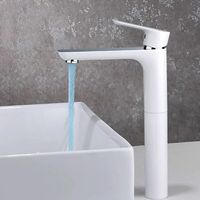 Смеситель для раковины Gappo Белый Хром арт-G1048-2 — фото 6, Смесители для раковины