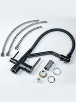 Смеситель для кухни Viko V-5502 Черный матовый — фото 10, Смесители для кухни