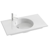 Раковина Jacob Delafon Odeon Rive Gauche 90 EXAV112-Z-00 Белая — фото 1, Раковины подвесные