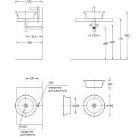 Товар: Раковина-чаша Kerama Marazzi Canaletto 40 CN.wb.40 Белая глянцевая - фото 10 Раковина-чаша Kerama Marazzi Canaletto 40 CN.wb.40 Белая глянцевая — фото 10, Раковины