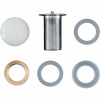 Товар: Донный клапан Aquanet 330950 click-clack Белый - фото 3 Донный клапан Aquanet 330950 click-clack Белый — фото 3, Донные клапаны