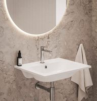 Раковина Ravak Chrome Slim 60 XJG01160001 Белая — фото 3, Раковины встраиваемые сверху