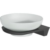 Мыльница WasserKRAFT Wiese K-8929 Оружейная сталь — фото 1, Мыльницы