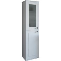 Шкаф пенал Sanflor Модена 34 L С04613 Белый — фото 1, Пеналы для ванной комнаты