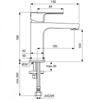 Товар: Смеситель для раковины Ideal Standard Cerafine Model D BC553AA Хром - фото 9 Смеситель для раковины Ideal Standard Cerafine Model D BC553AA Хром — фото 9, Смесители для раковины