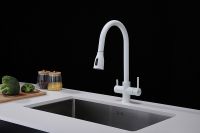 Смеситель для кухни Paulmark Lange La214212-431 Белый матовый — фото 2, Смесители для кухни