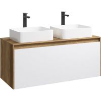 Товар: Корпус тумбы под раковину Aqwella 5 Stars Mobi 120 MOB0112DB подвесной Дуб балтийский - фото 3 Корпус тумбы под раковину Aqwella 5 Stars Mobi 120 MOB0112DB подвесной Дуб балтийский — фото 3, Мебель для ванной