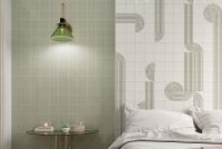 Керамическая плитка WOW Twister T Mint Grey 129141 настенная 12,5x12,5 см — фото 2, Керамическая плитка