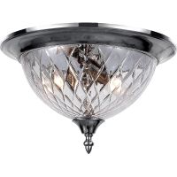 Потолочный светильник Crystal Lux Nuovo PL3 Chrome Прозрачный Хром — фото 1, Накладные светильники