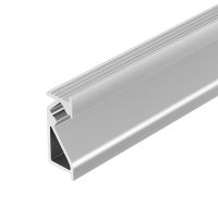 Профиль алюминиевый Arlight 031120(1) встраиваемый для контурной подсветки Серебристый — фото 2, Профили для светодиодных лент