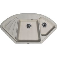 Кухонная мойка Florentina Капри-1060 20.185.J1060.305 Грей — фото 1, Кухонные мойки