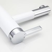 Смеситель для раковины Frap H52 F1052-15 Белый Хром — фото 4, Смесители