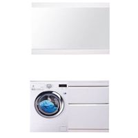 Тумба под раковину Style Line Даллас 130 Люкс Plus Белая — фото 4, Мебель для ванной