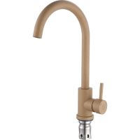 Смеситель для кухни Ростовская Мануфактура Сантехники SUS124BGK-017F Бежевый — фото 1, Смесители