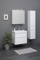 Тумба с раковиной Aquanet Бруклин 70 212597 подвесная Белая — фото 6, Тумбы с раковиной