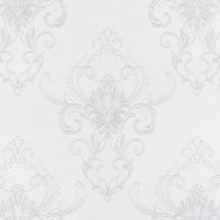 Обои Артекс Сорренто 10843-01 Винил на флизелине (1,06*10,05) Белый, Дамаск — фото 1, Обои для стен