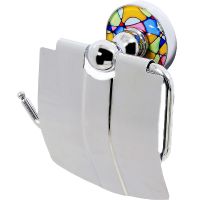 Держатель туалетной бумаги WasserKRAFT Diemel K-2225 крышкой Хром — фото 1, Держатели туалетной бумаги