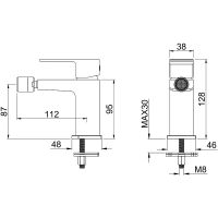 Смеситель для биде Allen Brau Infinity 5.21004-31 Черный матовый — фото 12, Смесители для биде