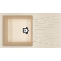 Кухонная мойка Ulgran Classic U-703-328 Бежевая — фото 1, Кухонные мойки