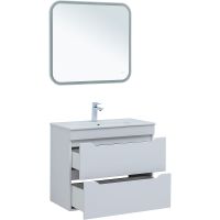 Товар: Тумба под раковину Aquanet Практика 80 330459 подвесная Белая матовая - фото 5 Тумба под раковину Aquanet Практика 80 330459 подвесная Белая матовая — фото 5, Мебель для ванной