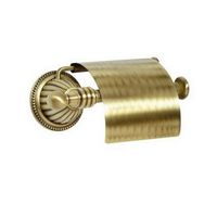 Держатель туалетной бумаги Boheme Hermitage 10320 с крышкой Бронза — фото 1, Держатели туалетной бумаги