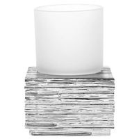 Стакан для зубных щеток Ridder Brick 22150127 Серебрянный — фото 1, Стаканы для зубных щеток