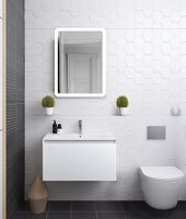 Товар: Тумба под раковину Art&Max Latina 80 AM-Latina-800-1C-SO-BM подвесная Белая матовая - фото 7 Тумба под раковину Art&Max Latina 80 AM-Latina-800-1C-SO-BM подвесная Белая матовая — фото 7, Мебель для ванной