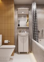 Товар: Зеркало Aquaton Мира 50 1A019802MR010 с подсветкой Белое - фото 2 Зеркало Aquaton Мира 50 1A019802MR010 с подсветкой Белое — фото 2, Зеркала в ванную комнату