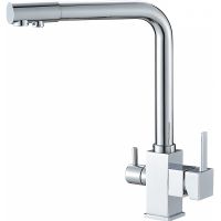 Смеситель для кухни ZorG Steel Hammer SH 805 CR Хром — фото 1, Смесители для кухни