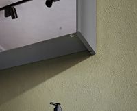 Зеркальный шкаф Vitra 60 R 66910 с подсветкой Антрацит глянцевый — фото 6, Зеркальные шкафы в ванную